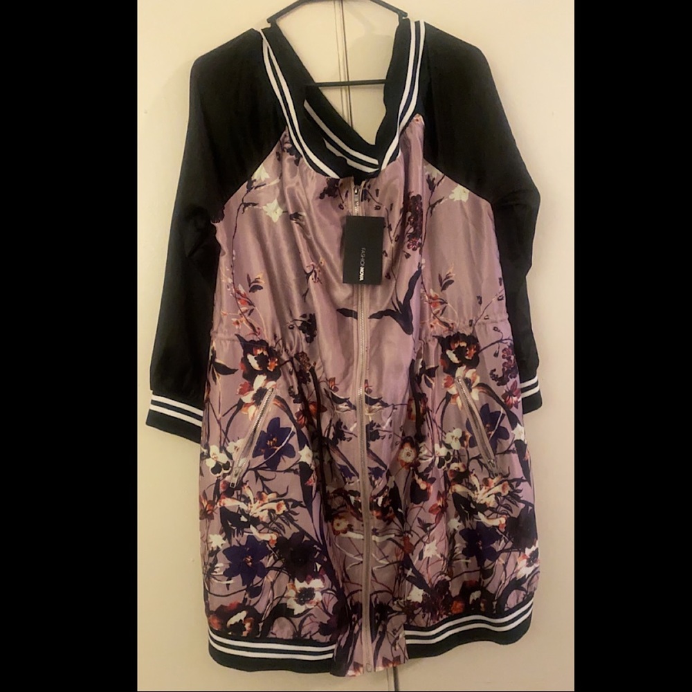 Floral zipper dress